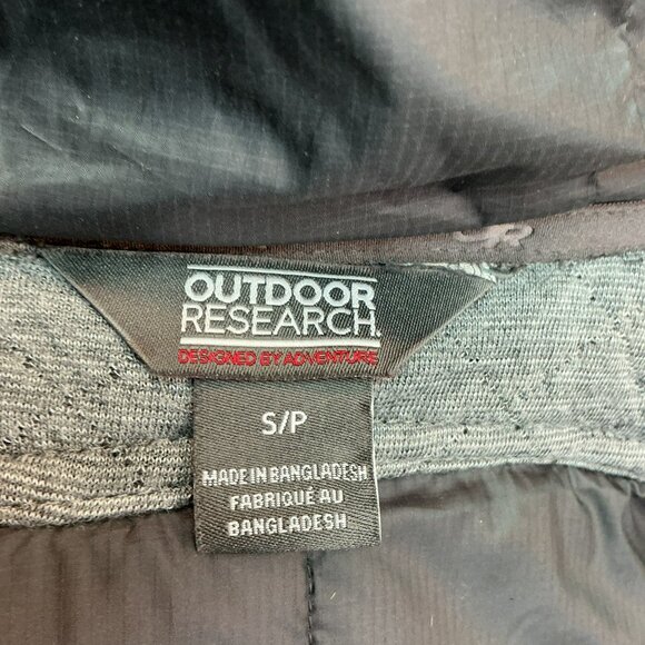 Outdoor Research Cyprus Hybrid Full Zip Hoody Womans S/P Jacket Gray Wool Blend - Picture 11 of 14